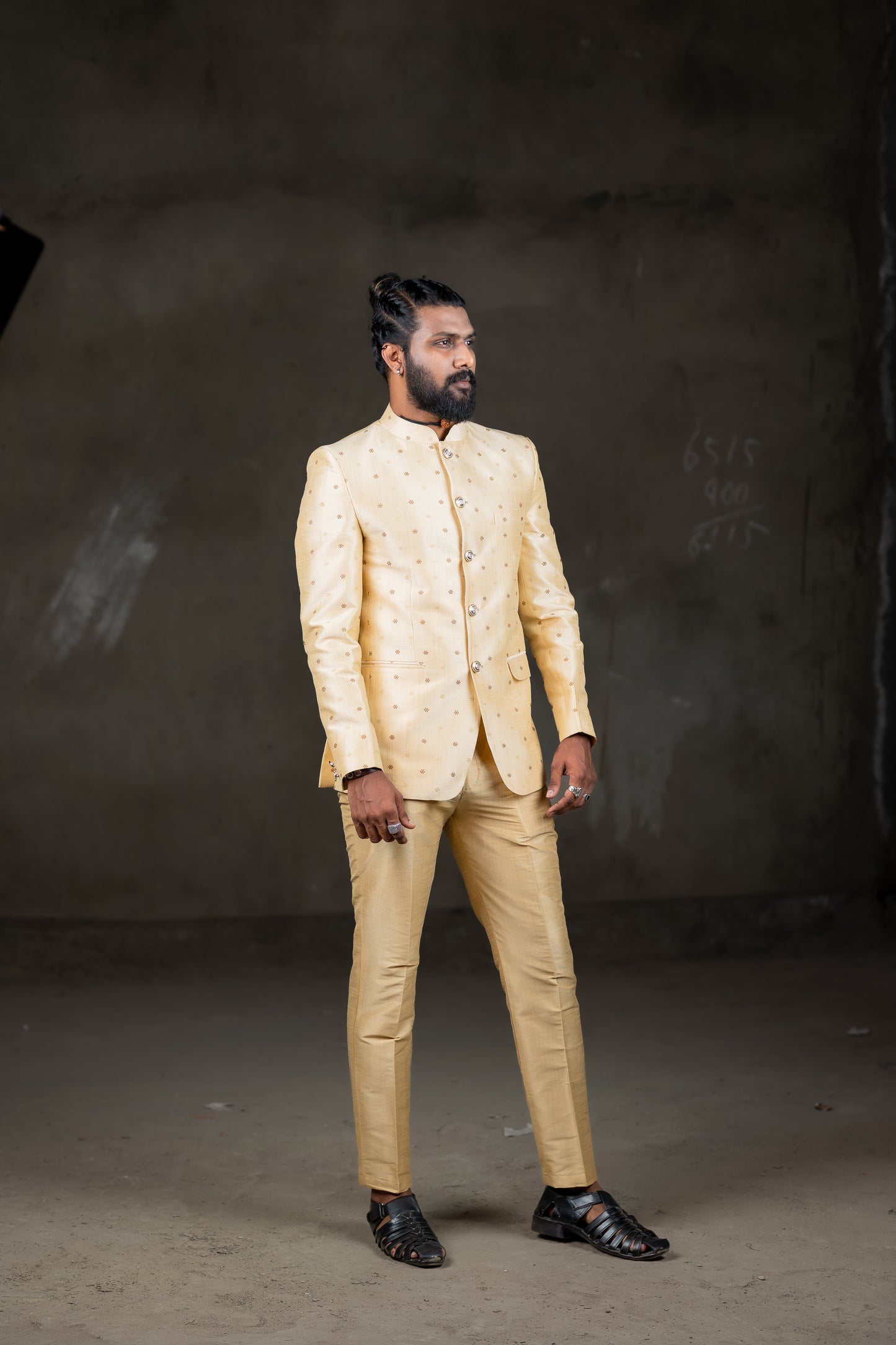 Gold silk Jodhpur