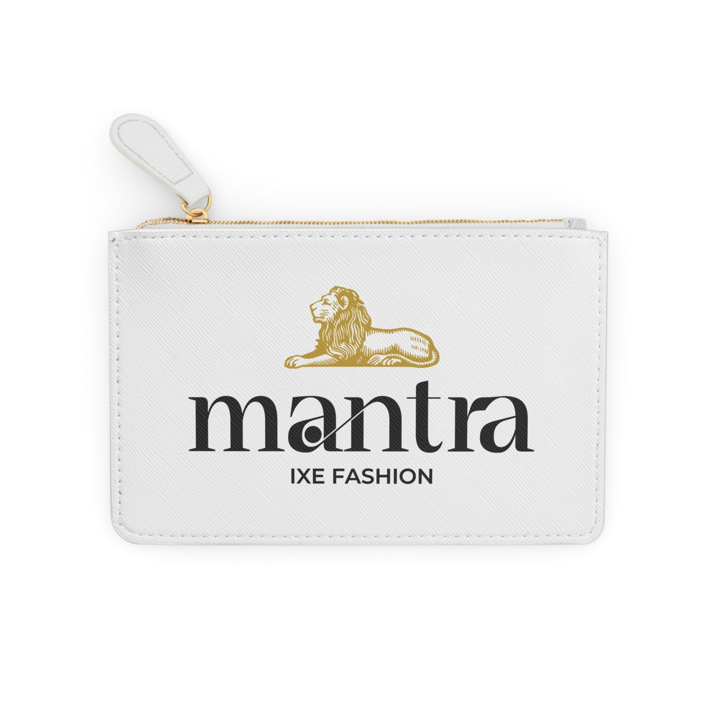 Chic Mini Clutch Bag - Stylish White Accessory with Lion Design