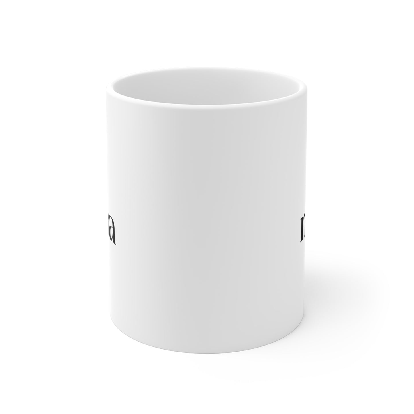Stylish Mantra Lion Printed 11oz Coffee Mug - Perfect for Daily Inspiration