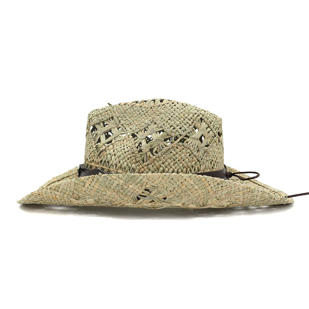 Ladies Fashion Hand Knitted Western Cowboy Hat
