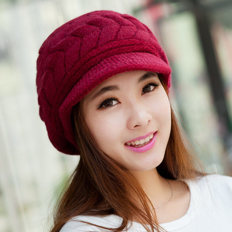 Rabbit Fur Hat Trendy Winter Thick Warm Korean Style