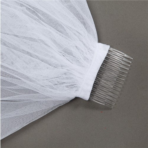 Long Veil Single Layer Sequin Lace Wedding Accessories Decorative Veil