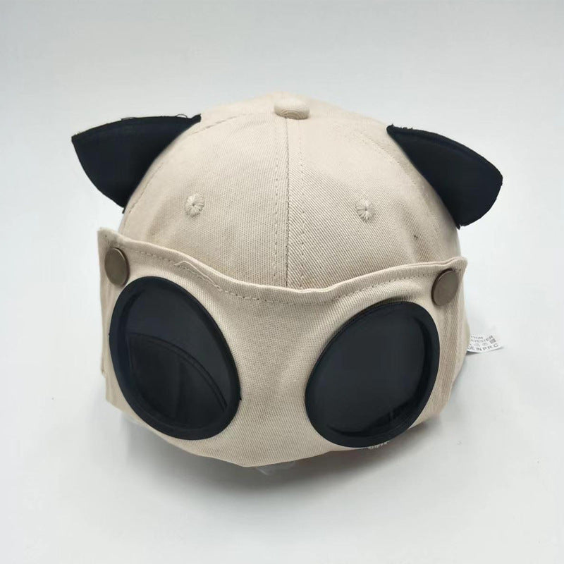 Cat's Ears Pilot Glasses Baseball Cap