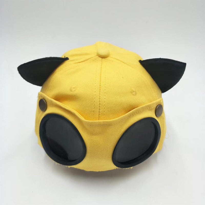 Cat's Ears Pilot Glasses Baseball Cap