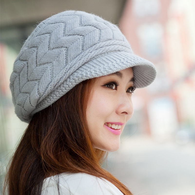 Rabbit Fur Hat Trendy Winter Thick Warm Korean Style
