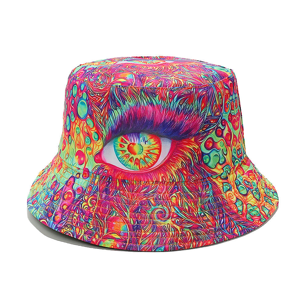 New Personalized Hip Hop Beach Traveling-cap Three-dimensional Eyes Fisherman Hat
