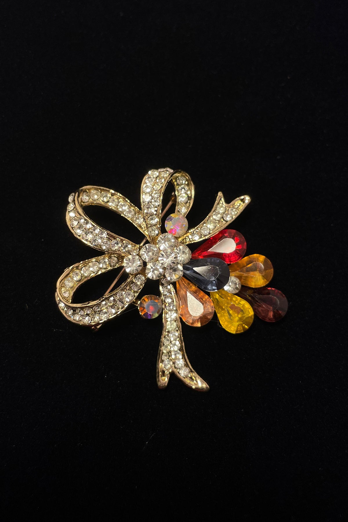 Rainbow Blossom Brooch