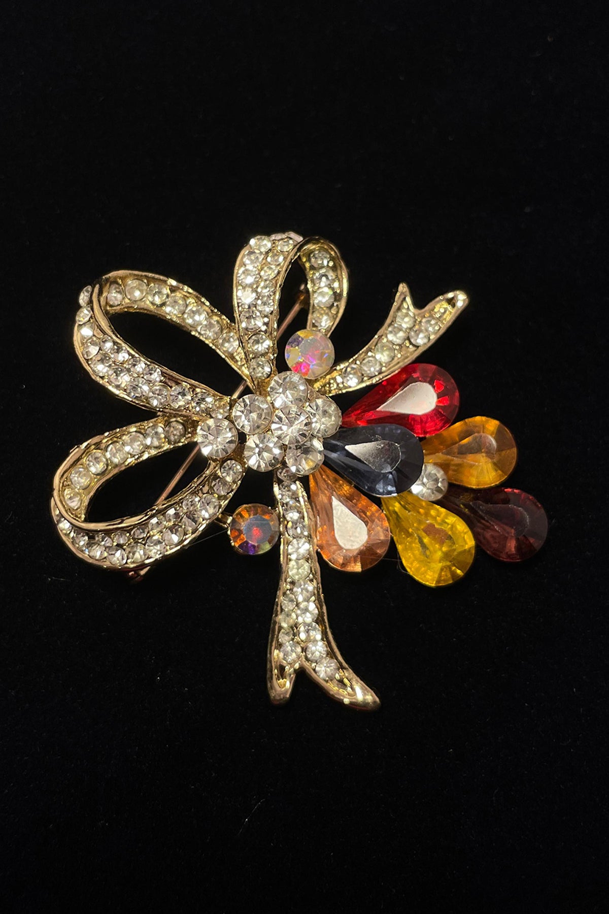 Rainbow Blossom Brooch