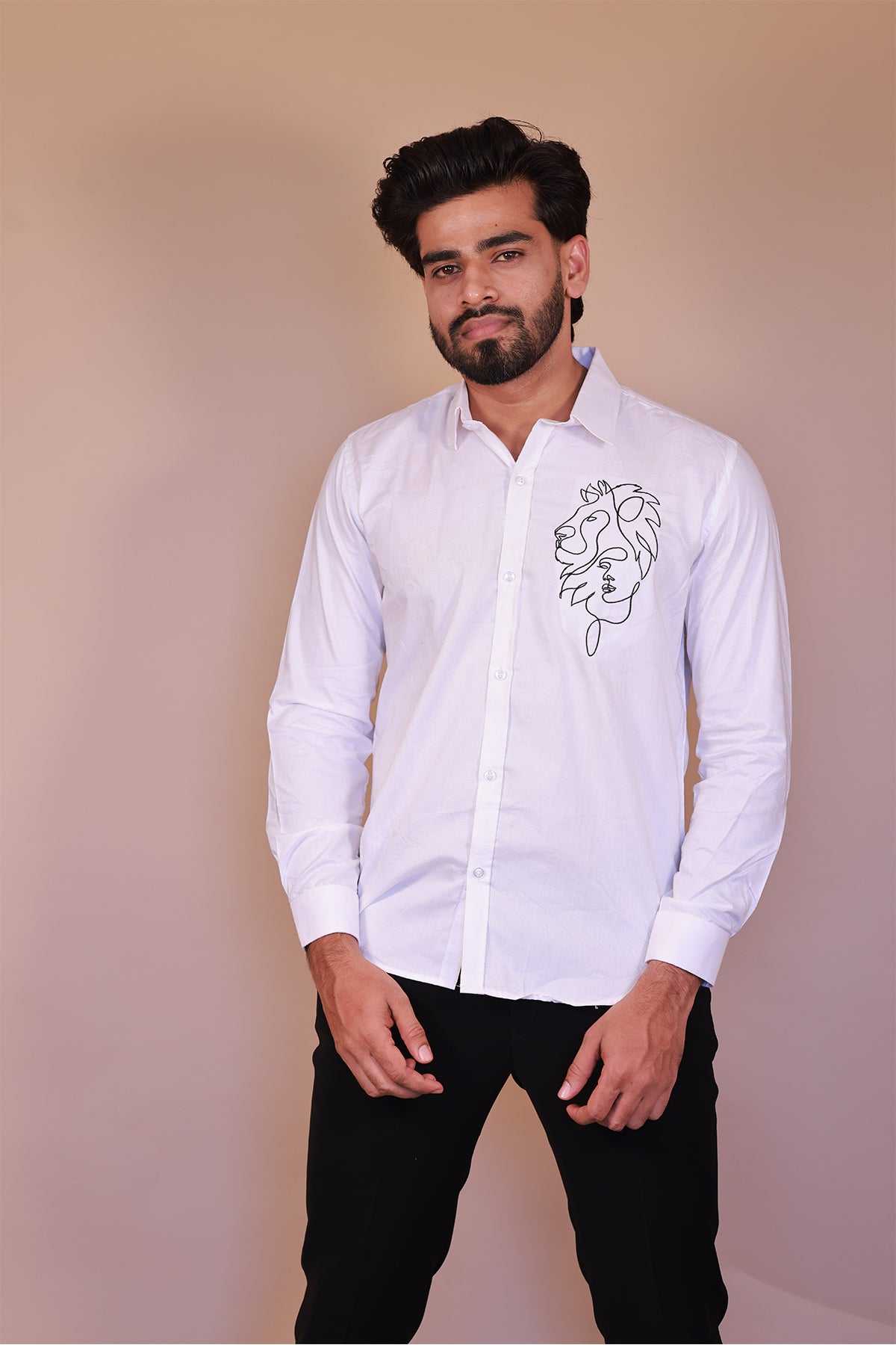 LionHeart Fusion Embroidery Shirt