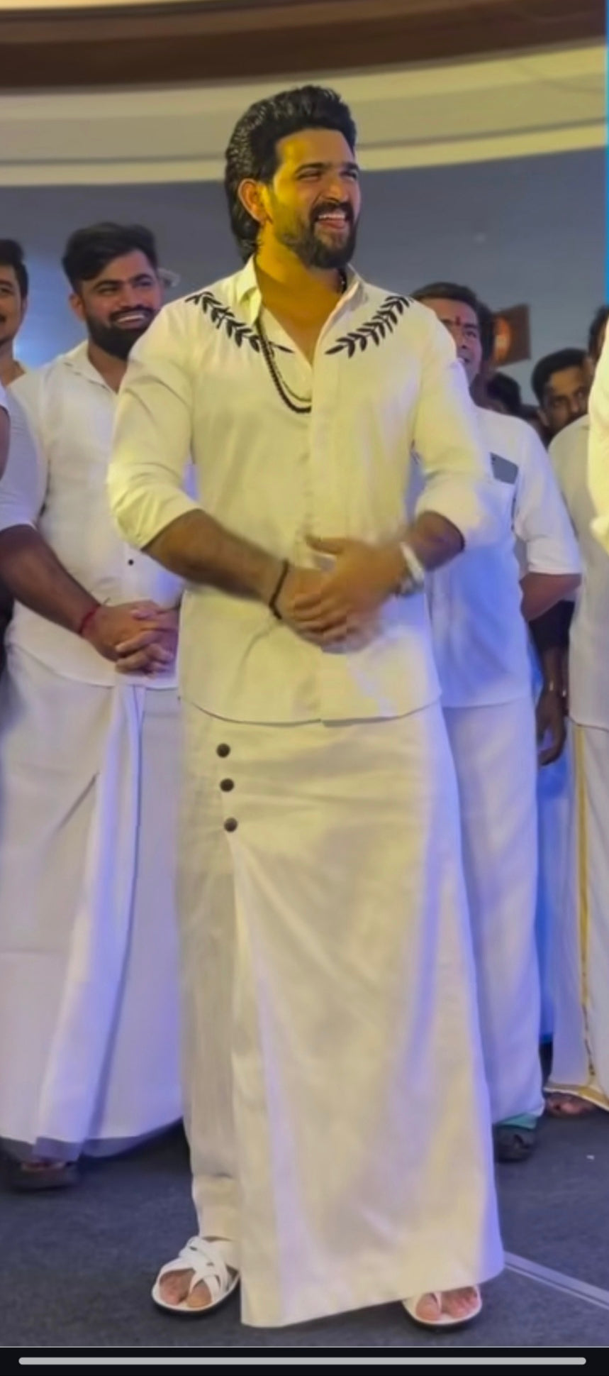 Easy To wear Lungi & EMB Shirt