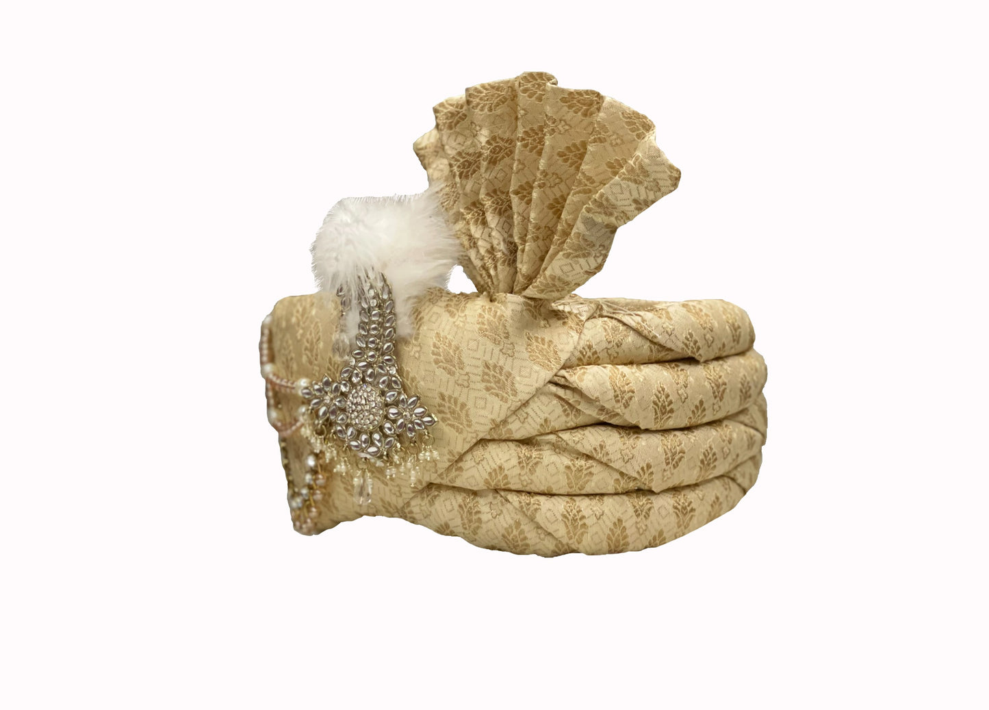 Golden Wedding Groom Safa, Self design
