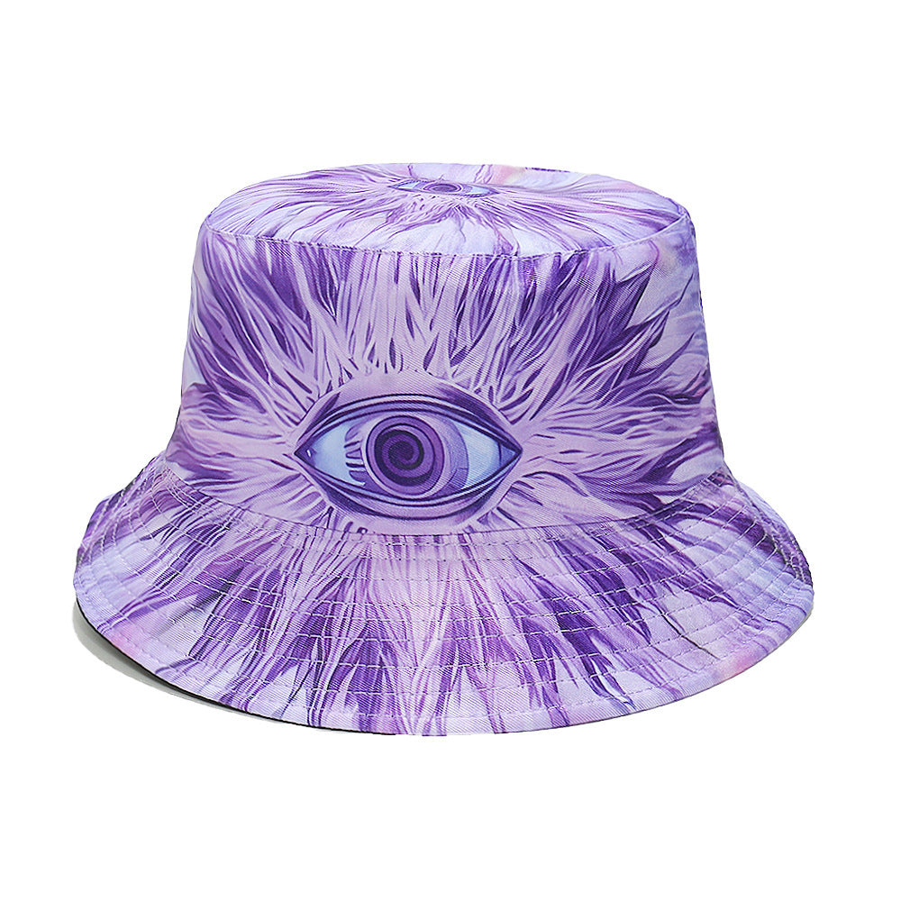 New Personalized Hip Hop Beach Traveling-cap Three-dimensional Eyes Fisherman Hat