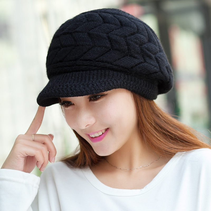 Rabbit Fur Hat Trendy Winter Thick Warm Korean Style