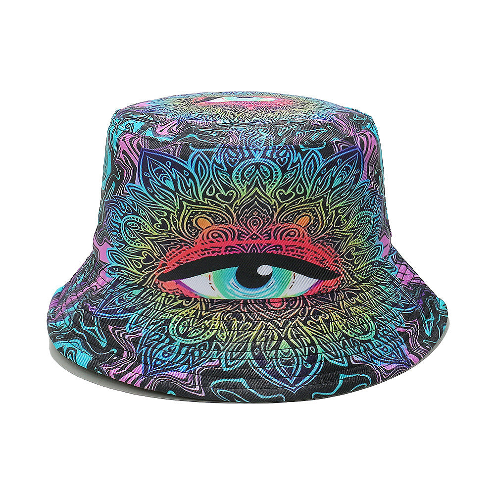 New Personalized Hip Hop Beach Traveling-cap Three-dimensional Eyes Fisherman Hat