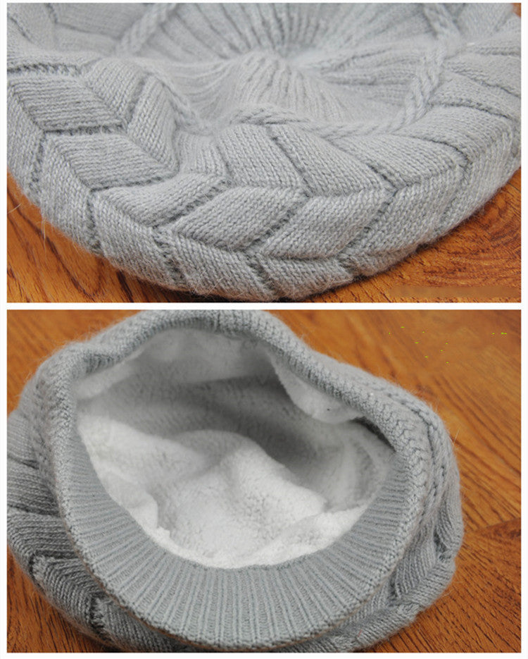 Rabbit Fur Hat Trendy Winter Thick Warm Korean Style