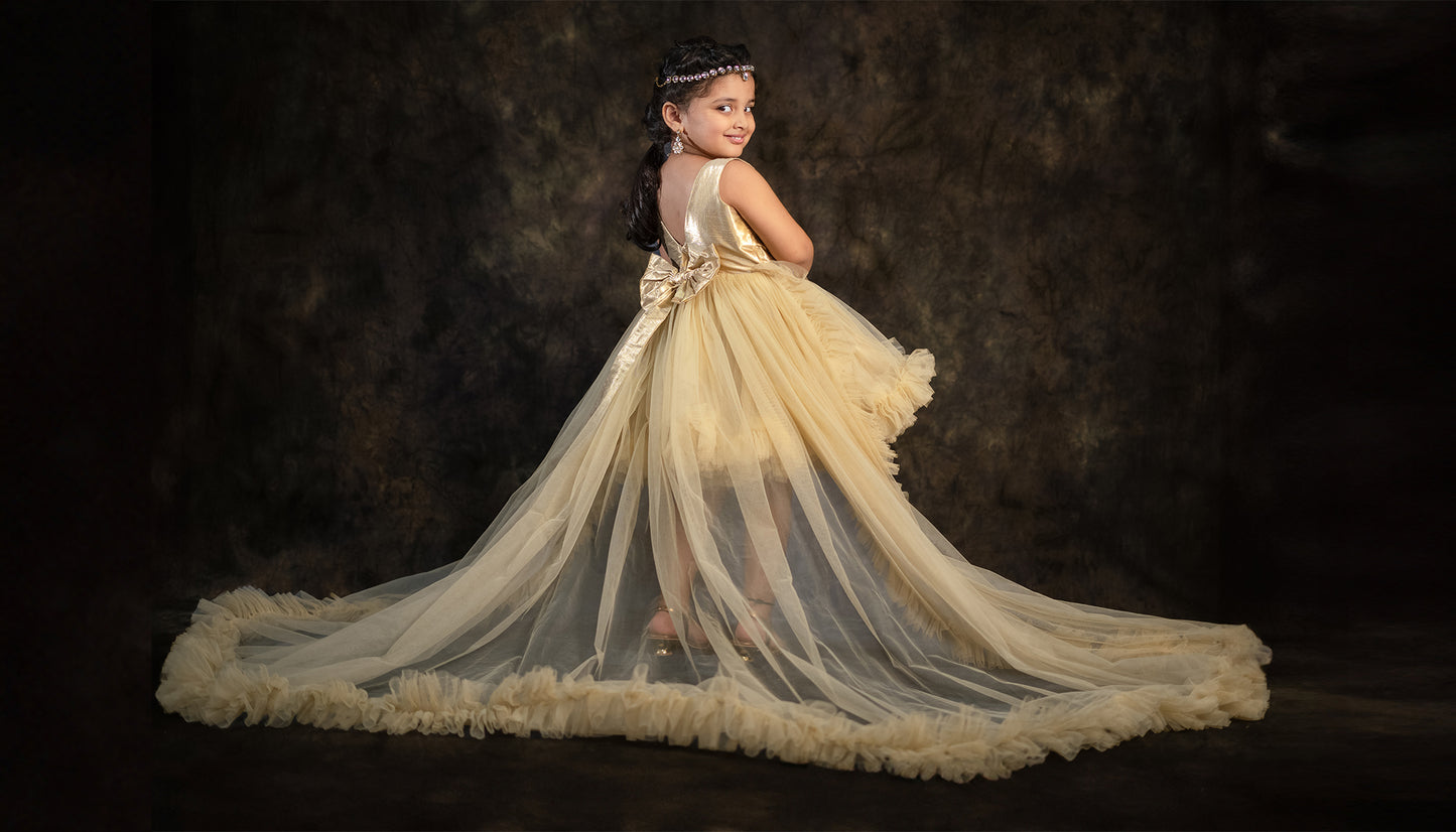High low gown for kid