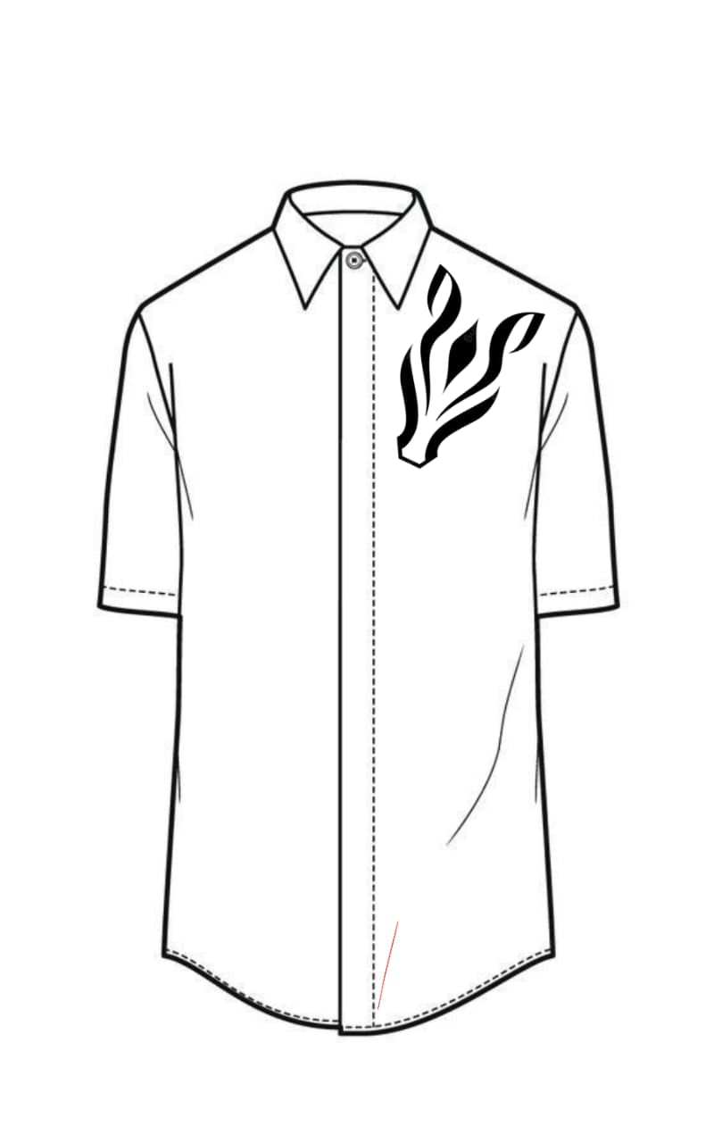 White shirt with embroidery