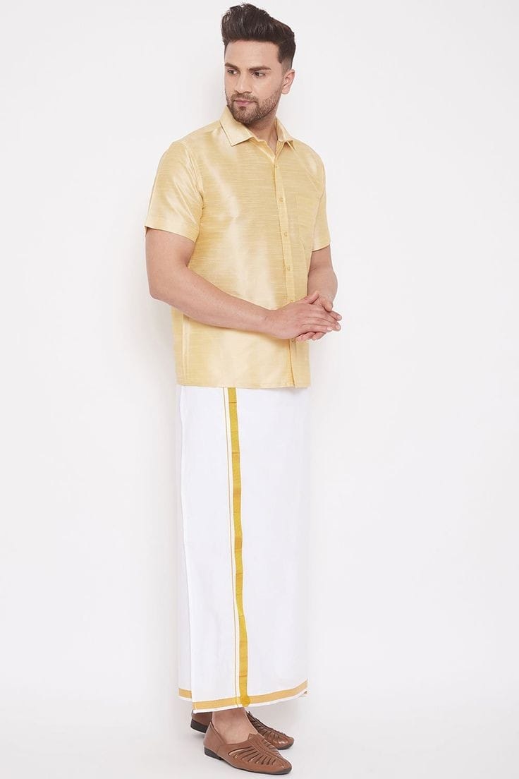 Silk Shirt & lungi