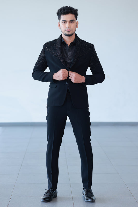 Midnight Elegance Black Suit