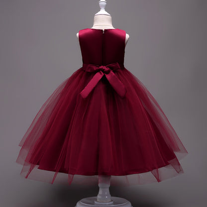 4-15 years embroidered Kids Dress