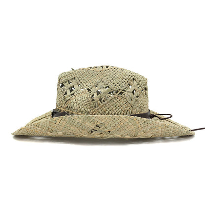 Ladies Fashion Hand Knitted Western Cowboy Hat
