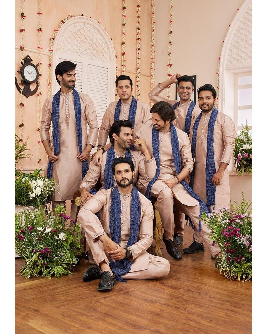 Mantra IXE Royal Wedding Kurta Set – Premium Groom & Groomsmen Collection