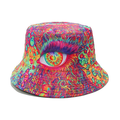 New Personalized Hip Hop Beach Traveling-cap Three-dimensional Eyes Fisherman Hat