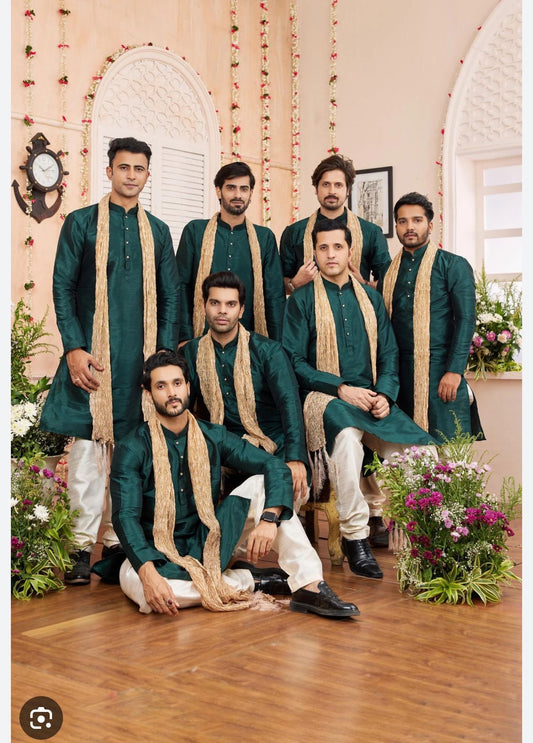 Mantra IXE Royal Wedding Kurta Set – Premium Groom & Groomsmen Collection