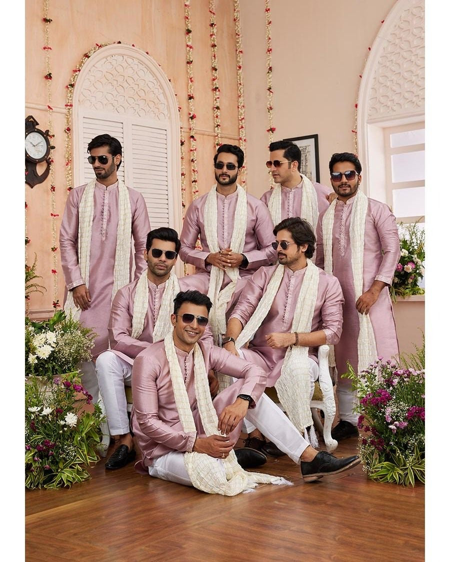 Mantra IXE Royal Wedding Kurta Set – Premium Groom & Groomsmen Collection