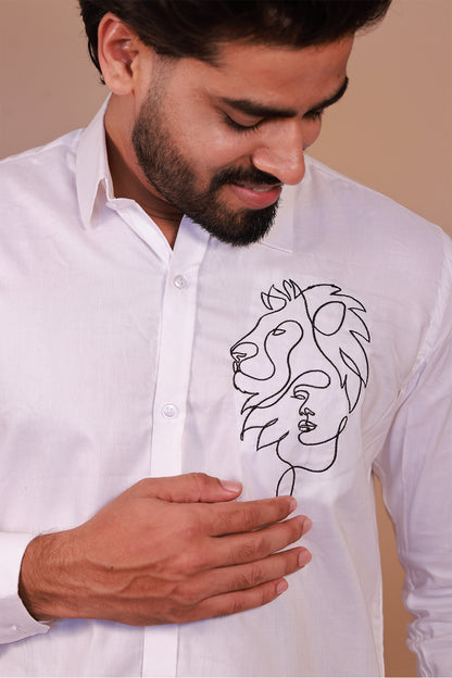 LionHeart Fusion Embroidery Shirt