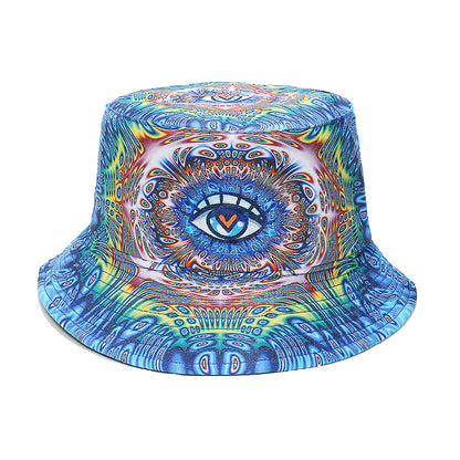 New Personalized Hip Hop Beach Traveling-cap Three-dimensional Eyes Fisherman Hat